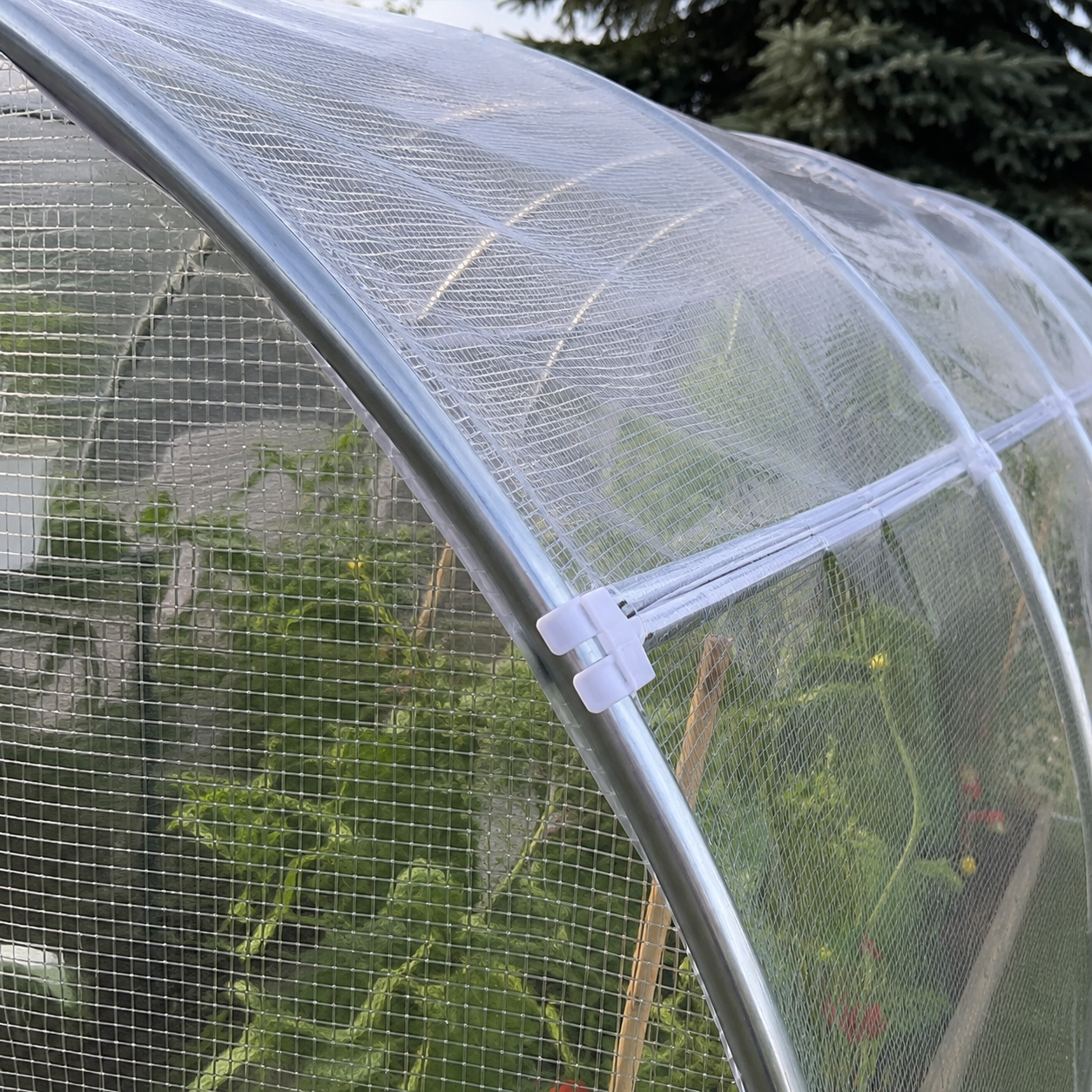 Serre Tunnel de Jardin 12 m² avec Double Porte et Aération Optimisée