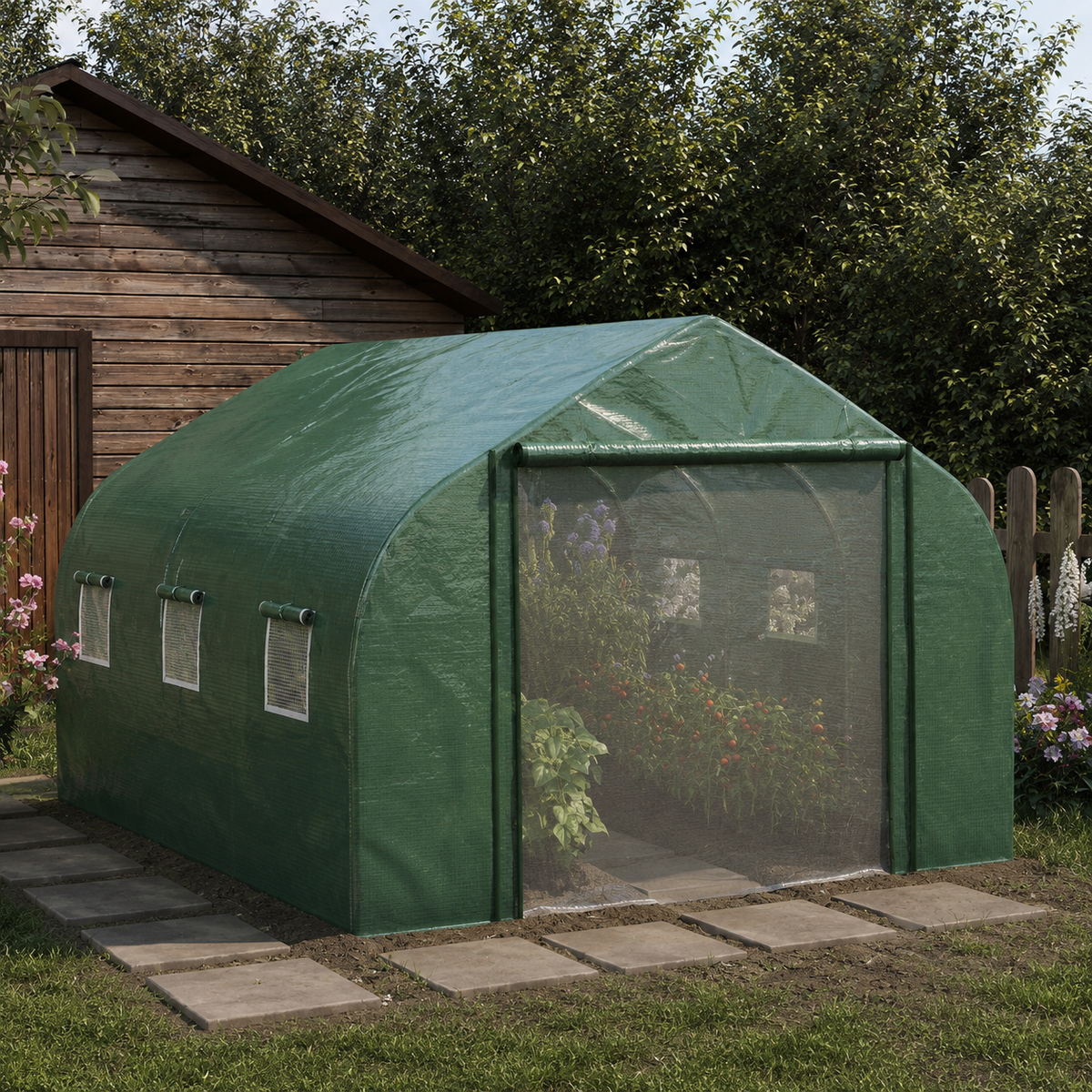 Serre tunnel de jardin 10,41 m² | Jardimaf