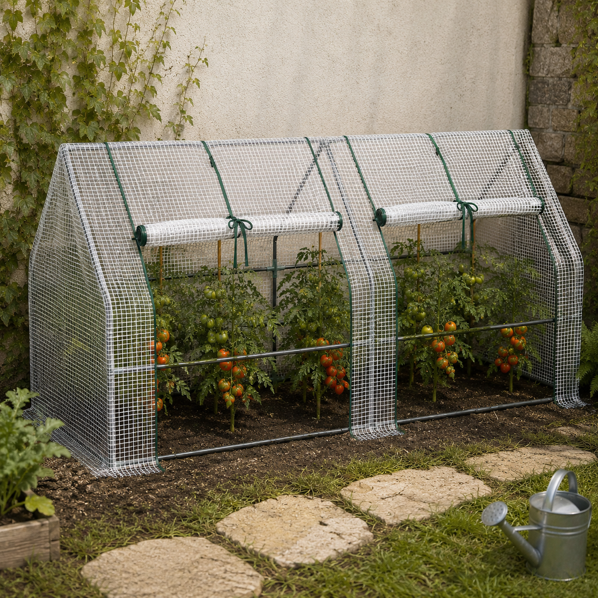 Mini serre tunnel de jardin | Jardimaf