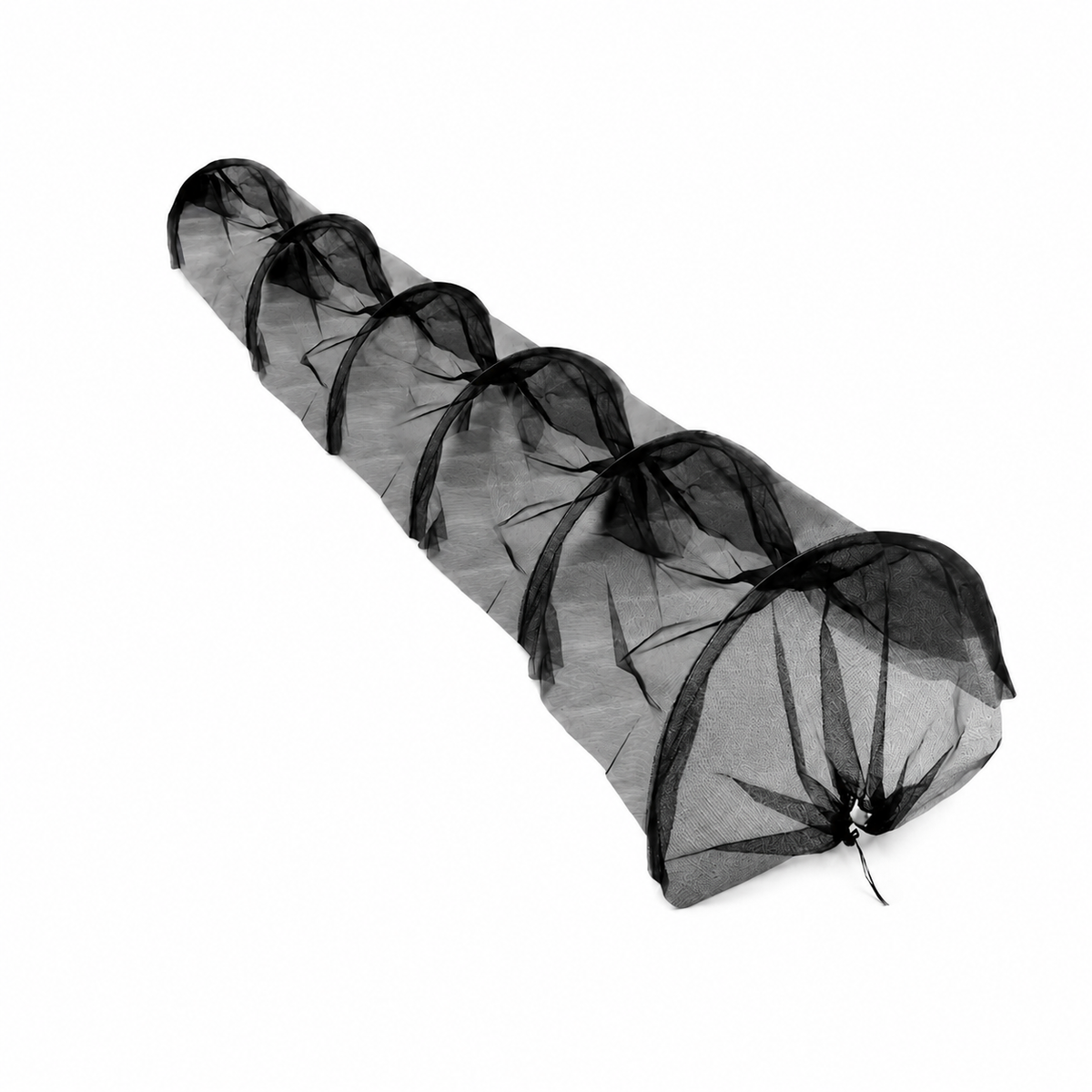 Serre avec Protection Pliable en Maille Noire | Jardimaf
