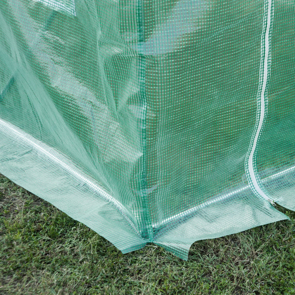 Bâche de Rechange pour Serre Tunnel 6 m² Anti-UV