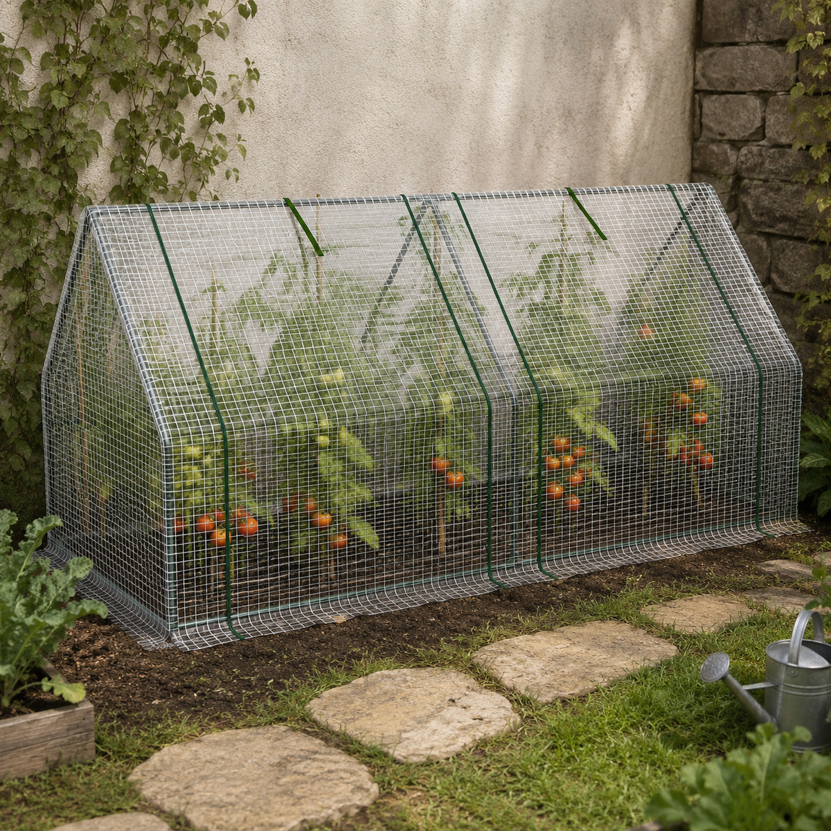 Mini serre tunnel de jardin | Jardimaf