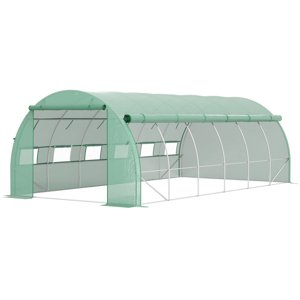 Serre tunnel de jardin 18 m² | Jardimaf