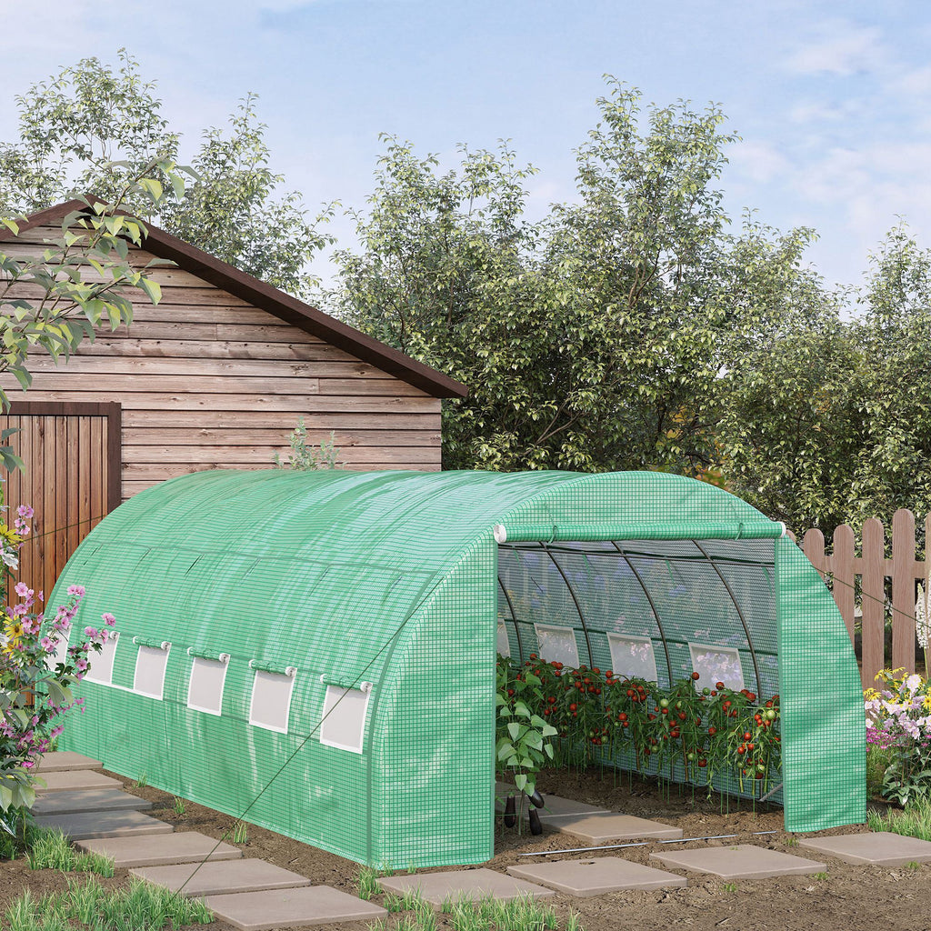 Serre tunnel de jardin 18 m² | Jardimaf